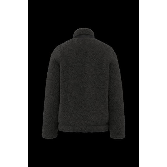 Veste écoresponsable en sherpa unisexe en polyester recyclé post-consommation - BCM Goodies