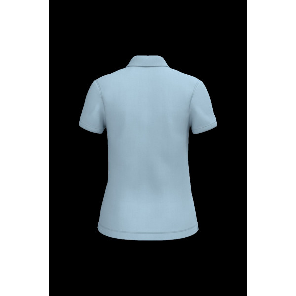 Polo écoresponsable maille piquée pour femme en coton biologique - BCM Goodies