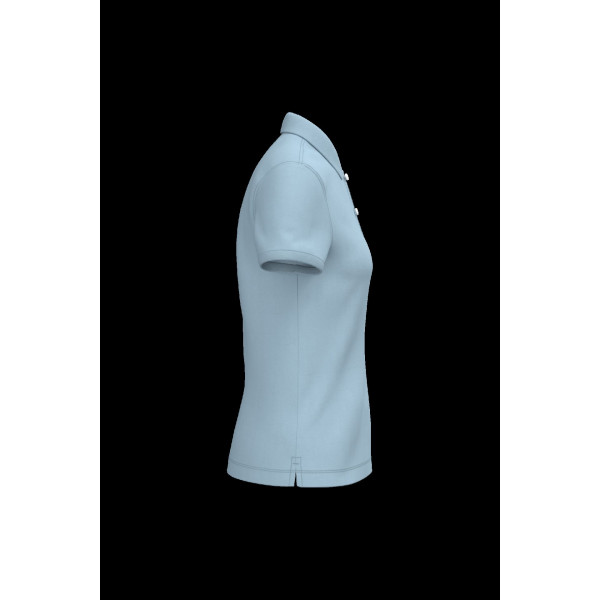Polo écoresponsable maille piquée pour femme en coton biologique - BCM Goodies