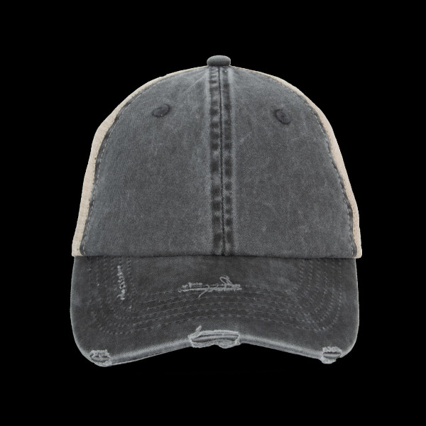 Casquette trucker écoresponsable effet déchiré unisexe - BCM Goodies