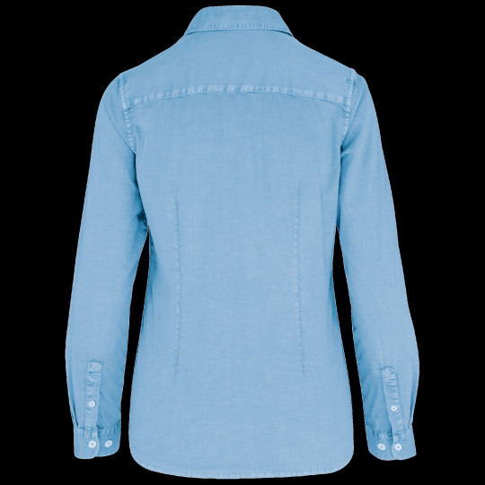 Chemise écoresponsable délavée pour femme en coton biologique - BCM Goodies