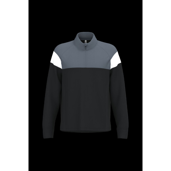 Sweat d'entraînement 1/4 zip unisexe en polyester pour séances d'entraînement ou promotion de marque - BCM Goodies