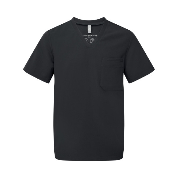 Tunique stretch manches courtes pour homme - Vêtement professionnel personnalisable - BCM Goodies