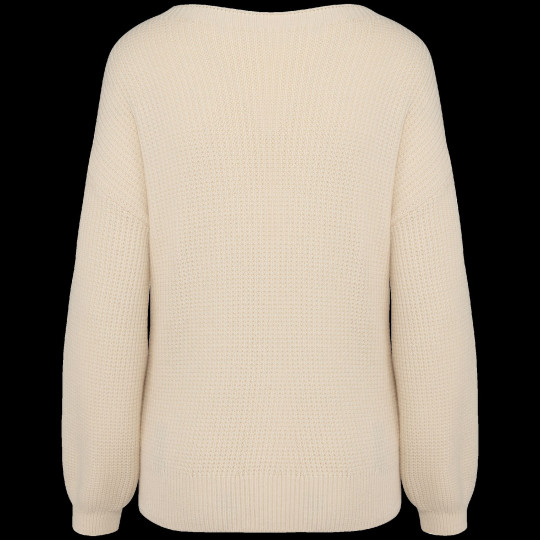 Pull écoresponsable en laine mérinos pour femme - BCM Goodies