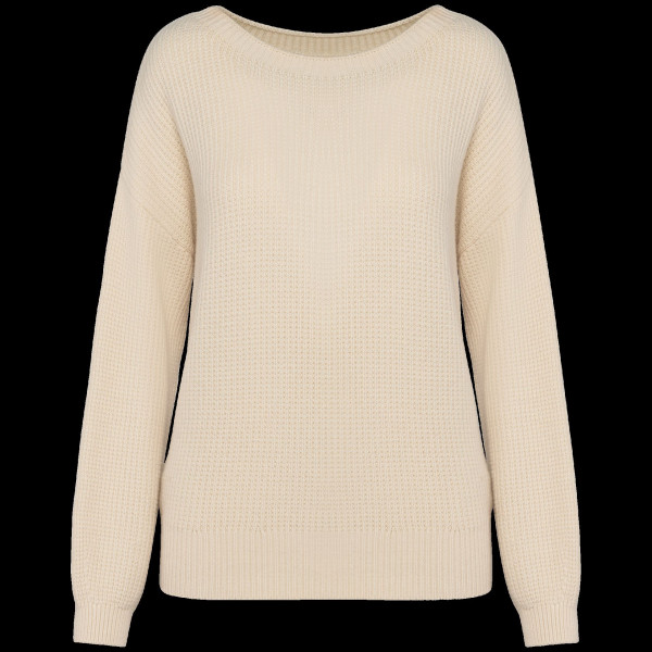 Pull écoresponsable en laine mérinos pour femme - BCM Goodies