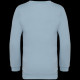 Sweat-shirt écoresponsable à col rond pour enfant - 85% coton biologique, 15% polyester recyclé post-consommation - Qualité supé