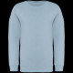 Sweat-shirt écoresponsable à col rond pour enfant - 85% coton biologique, 15% polyester recyclé post-consommation - Qualité supé