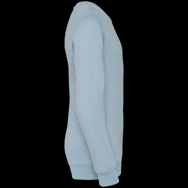 Sweat-shirt écoresponsable à col rond pour enfant - 85% coton biologique, 15% polyester recyclé post-consommation - Qualité supé