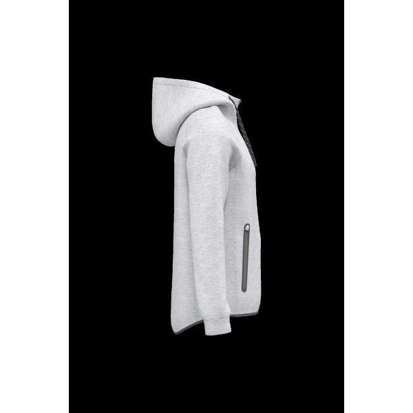 Veste à capuche performance en polyester et élasthanne pour activités sportives et loisirs en extérieur. Personnalisable pour ca