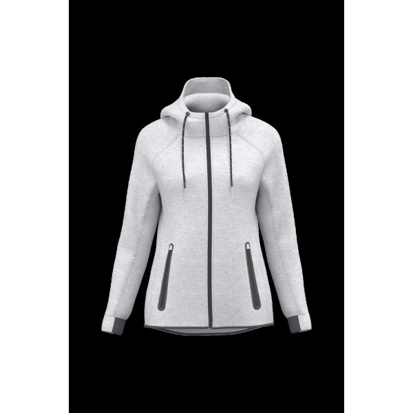 Veste à capuche performance pour femme personnalisable - BCM Goodies