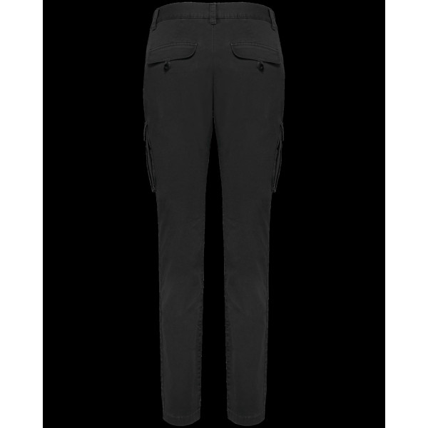 Pantalon cargo écoresponsable délavé pour femme - 97% coton biologique - BCM Goodies