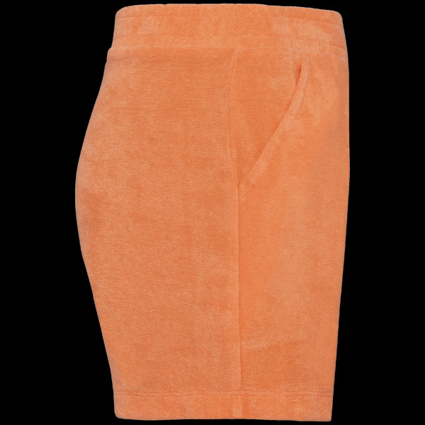 Short écoresponsable en éponge pour fille - 80% coton biologique et 20% polyester recyclé post-consommation - Confortable et dur