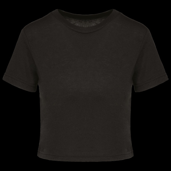 Crop top triblend femme personnalisable pour entreprise - BCM Goodies