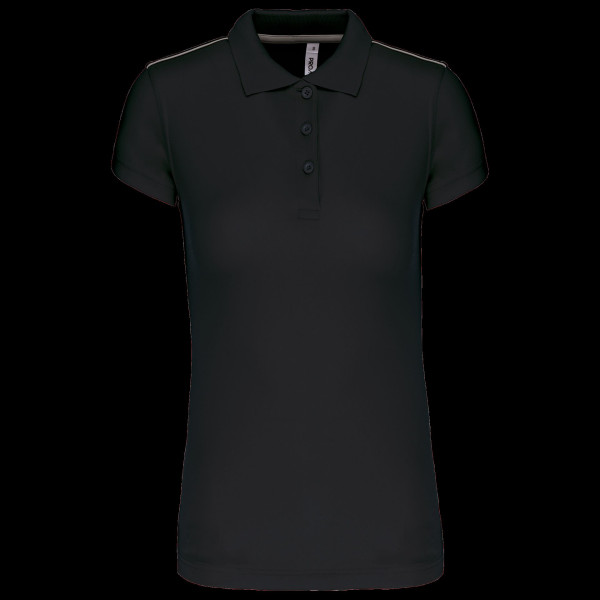Polo manches courtes femme personnalisable en polyester pour entreprises - BCM Goodies
