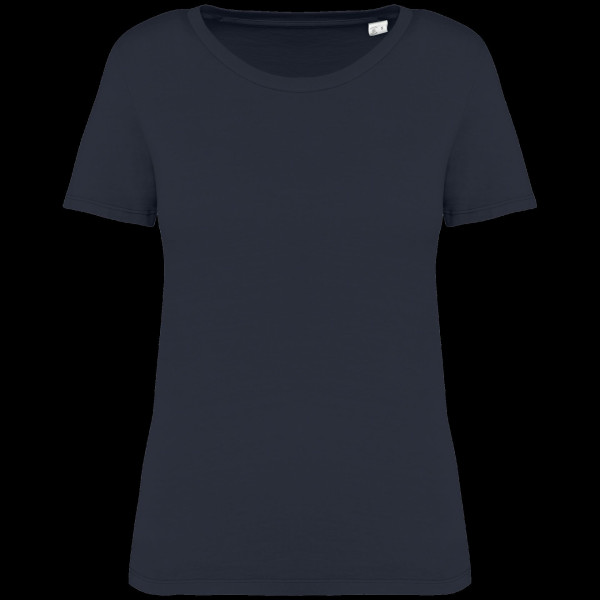 T-shirt écoresponsable délavé pour femme en coton biologique - BCM Goodies