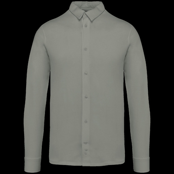 Chemise écoresponsable en jersey pour homme en coton biologique - Personnalisable | BCM Goodies