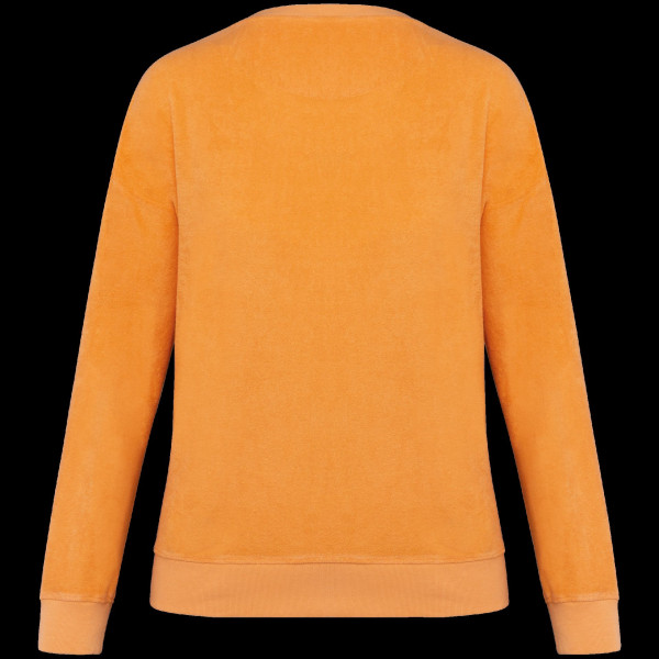 Sweat-shirt écoresponsable en éponge pour femme - 80% coton biologique, 20% polyester recyclé - Portugal