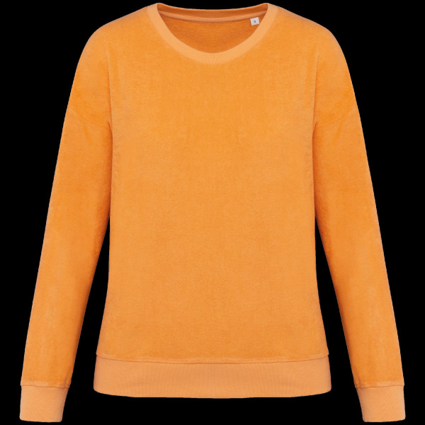 Sweat-shirt écoresponsable en éponge pour femme - 80% coton biologique, 20% polyester recyclé - Portugal