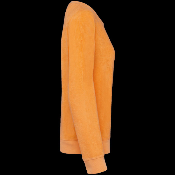 Sweat-shirt écoresponsable en éponge pour femme - 80% coton biologique, 20% polyester recyclé - Portugal
