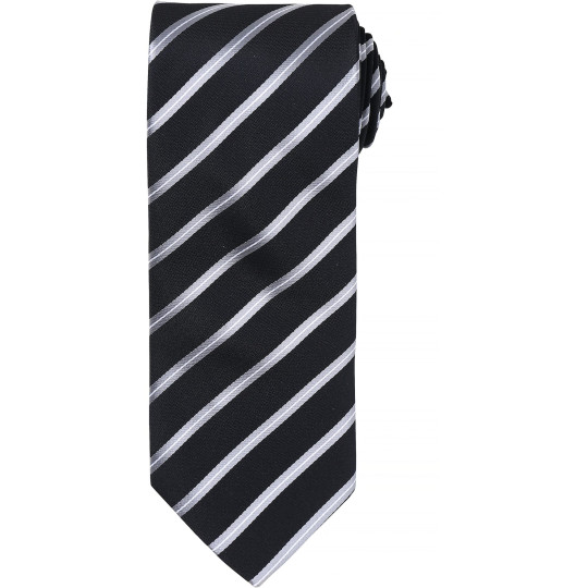 Cravate rayée Sport personnalisable - Accessoire de mode pour professionnels et événements divers