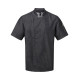 Veste chef cuisinier Zip close en coton et polyester - BCM Goodies