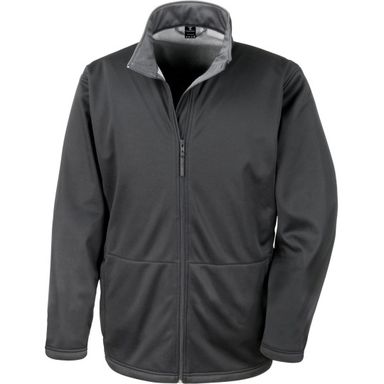 Veste softshell personnalisable en polyester imperméable à 3 couches - BCM Goodies