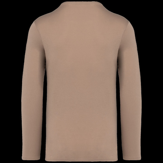 T-shirt écoresponsable délavé manches longues unisexe en coton biologique - BCM Goodies