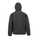 Veste softshell recyclée 3 couches à capuche pour homme - Matériaux durables et respectueux de l'environnement