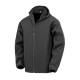 Veste softshell recyclée 3 couches à capuche pour homme - Matériaux durables et respectueux de l'environnement