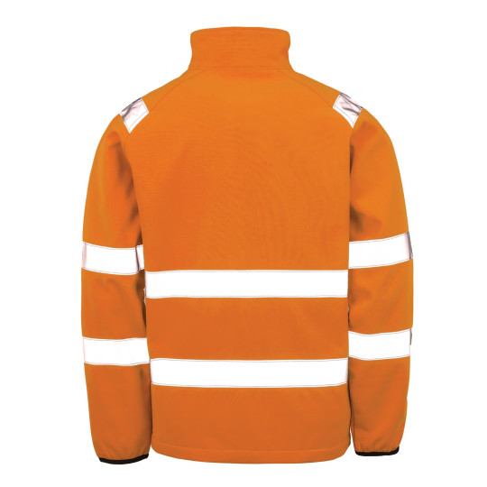 Veste softshell de sécurité recyclée - Normes EN ISO 20471:2013 + A1:2016 Classe 2 - RIS-3279-TOM Numéro 2 Classe 2
