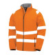 Veste softshell de sécurité recyclée - Normes EN ISO 20471:2013 + A1:2016 Classe 2 - RIS-3279-TOM Numéro 2 Classe 2
