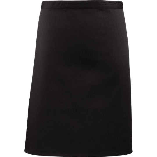 Tablier taille Colours mi-long - Tablier professionnel en polyester et coton sergé - Lavable à domicile ou en industrie - Idéal 