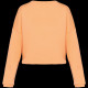 Sweat-shirt écoresponsable à col rond oversize crop femme - BCM Goodies