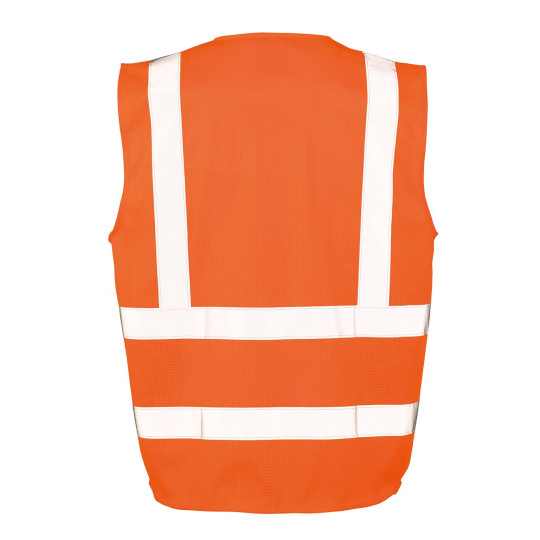 Gilet de sécurité en maille personnalisable pour entreprise - BCM Goodies