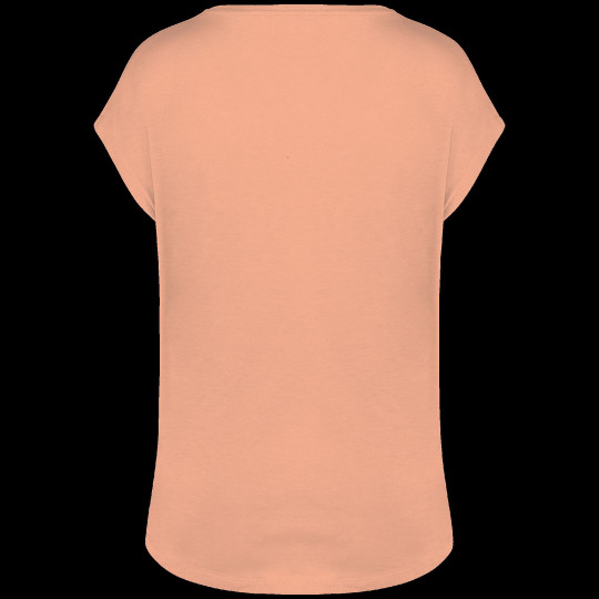 T-shirt écoresponsable loose à col V femme en coton biologique - BCM Goodies