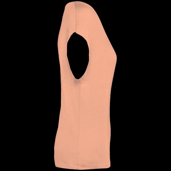 T-shirt écoresponsable loose à col V femme en coton biologique - BCM Goodies