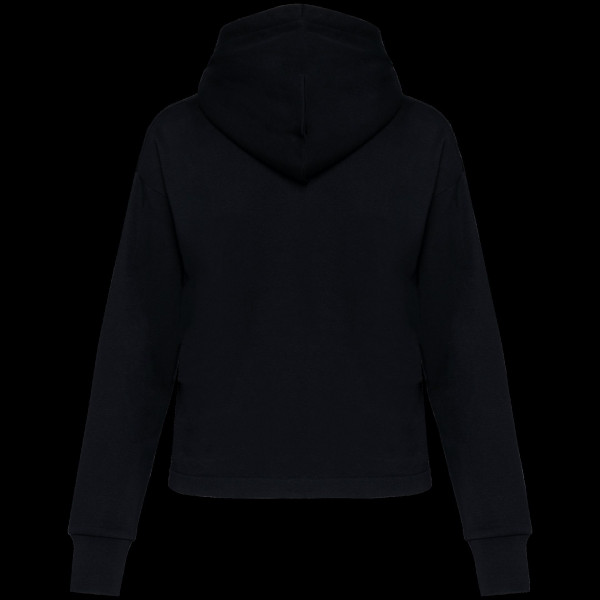 Sweat-shirt écoresponsable zippé à capuche French Terry pour femme - BCM Goodies