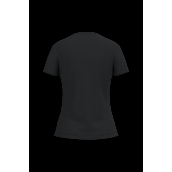 T-shirt à traitement antibactérien pour femme en polyester et coton peigné - BCM Goodies