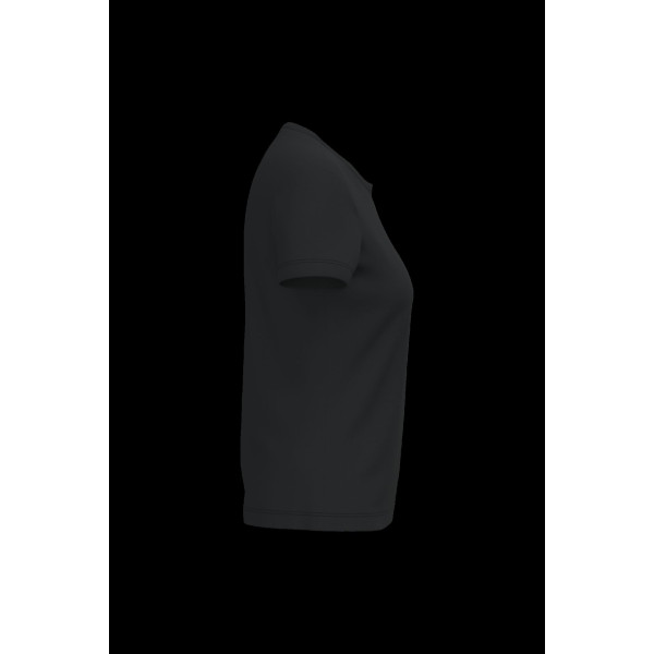 T-shirt à traitement antibactérien pour femme en polyester et coton peigné - BCM Goodies