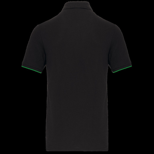 Polo Day To Day contrasté manches courtes pour homme - Personnalisable de qualité