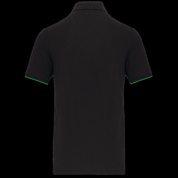 Polo Day To Day contrasté manches courtes pour homme - Personnalisable de qualité