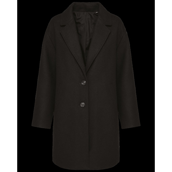 Manteau femme personnalisable en polyester et laine - BCM Goodies