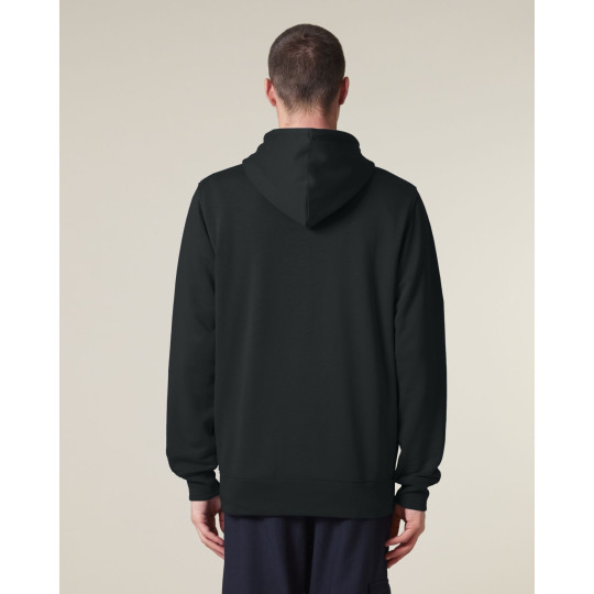 Sweatshirt zippé personnalisable Connector 2.0 – Hoodie unisexe écoresponsable pour communication d’entreprise