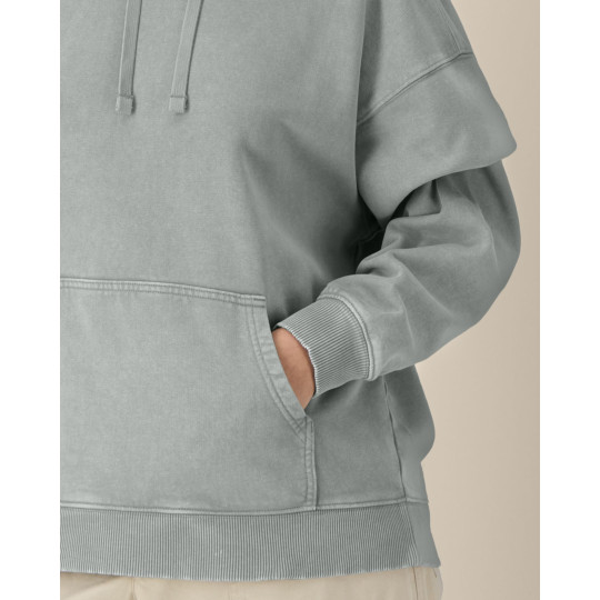 Sweatshirt Slammer 2.0 vintage oversized en coton bio personnalisable – BCM Goodies
