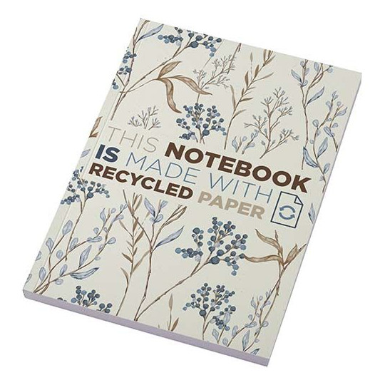 Cahier Novella Austen A5 recyclé à couverture souple - BCM Goodies