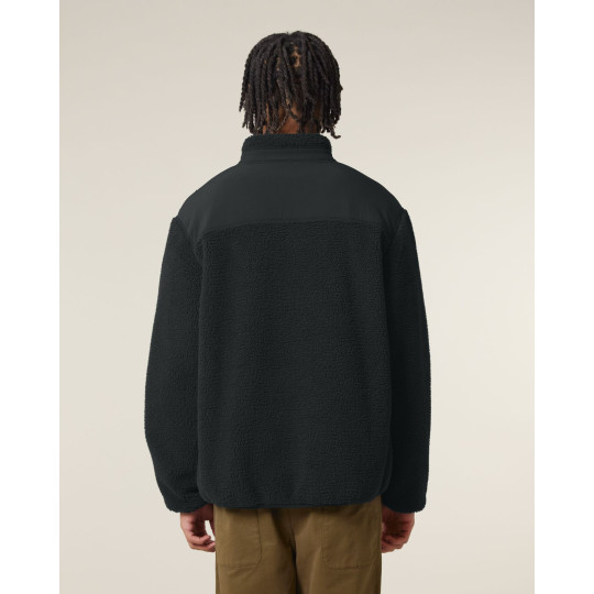 Veste sherpa personnalisable unisexe en polyester recyclé Brooker – Goodies d’entreprise durables BCM Goodies
