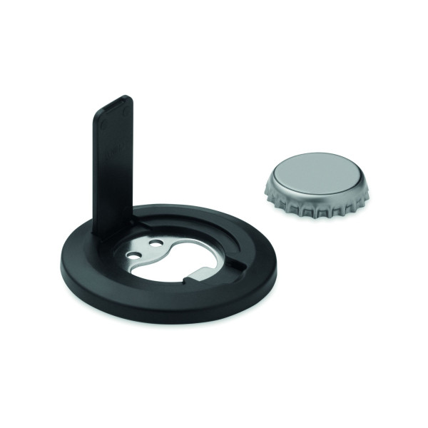 Porte-téléphone magnétique avec décapsuleur personnalisable - Accessoire polyvalent pour professionnels