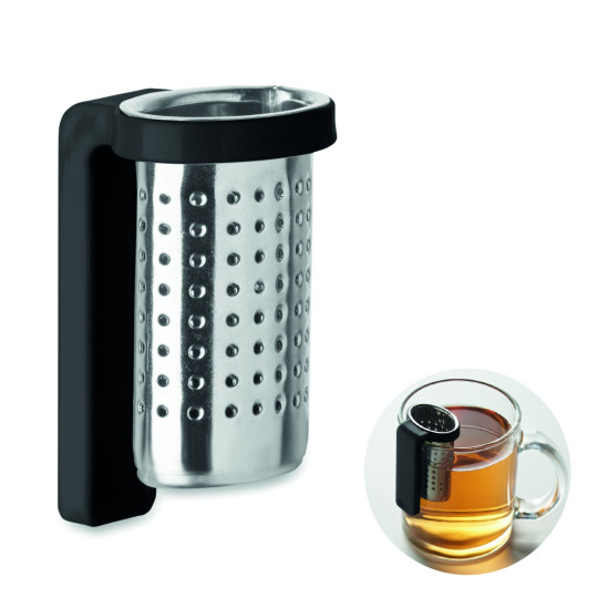 Infuseur de thé en acier inoxydable avec crochet en PP - Personnalisable pour entreprise | KALMAR - BCM Goodies