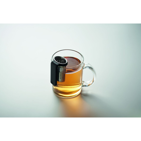 Infuseur de thé en acier inoxydable avec crochet en PP - Personnalisable pour entreprise | KALMAR - BCM Goodies