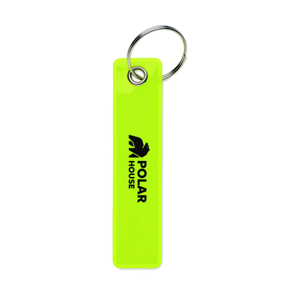 Porte-clés réfléchissant "remove before flight" en PVC - Accessoire promotionnel pour entreprises et passionnés d'